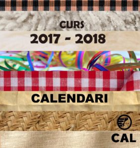 Calendari "xerrem junts" 2017-2018